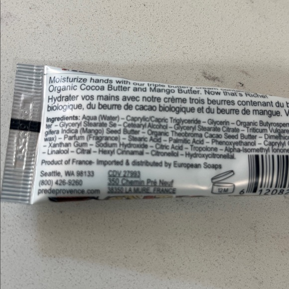 NEW French Pre de Provence Riche Hand Butter Almond Cream, Made in France new! - Picture 6 of 6